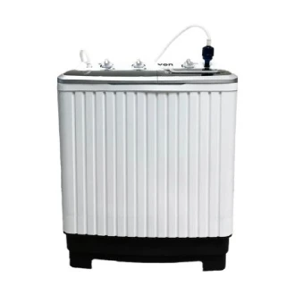 Von Washing Machine 8kg Twin Tub, Semi-Automatic, White VWM-08AHK