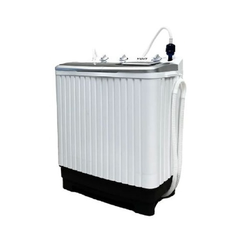 Von Washing Machine 8Kg Twin Tub, Semi-Automatic, White Vwm-08Ahk 2 Von Washing Machine 8Kg Twin Tub, Semi-Automatic, White Vwm-08Ahk