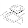 EvoQ Vitro Ceramic Hob 60 cm Built-In Electric Cooktop MS‑263