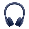 JBL Bluetooth Headphones Rue Adoptive Noise Cancelling Blue Handsfree Call, Multi-Point Connections, 65 hrs Battery Life, Alexa / Hey Google Search, Detachable Audio Cable LIVE 670NC BK