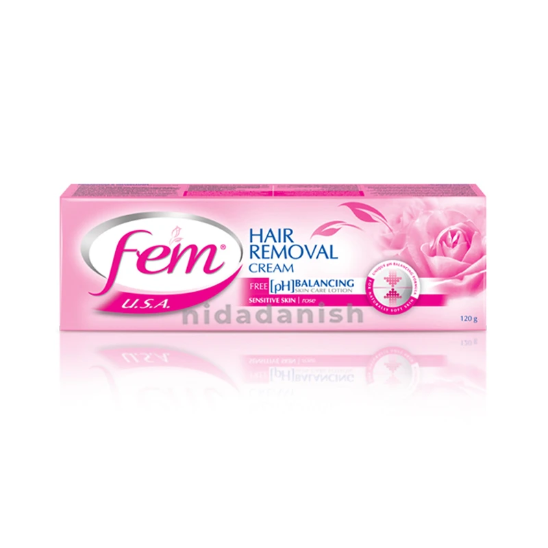 Dabur Fem Hair Removal Cream For Normal &Amp; Dry Skin 120G Rose 1 Dabur Fem Hair Removal Cream For Normal &Amp; Dry Skin 120G Rose - Set Of 3 Pcs