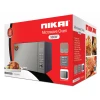 Nikai Microwave 25l Digital 5 Power Levels with Grill Function 900W NMO250MDG Defrost Settings Cooking End Signal 10 Auto Menus Mirror Finish Push Button Door