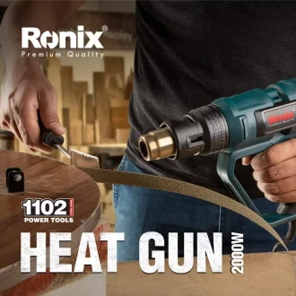 Ronix Electric Heat Gun High-quality Multi Temperature For Woodworking 50-60Hz 2000W 1101