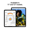 Apple 13" iPad Air M2 Chip 256GB, Wi-Fi Only, Starlight