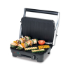 Kenwood Contact Grill Adjustable Temperature Cool Touch Handle 1800w Hgm50.000si - Adjustable Grill Position Contact Grill And Open Grill