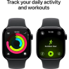 Apple Watch Series 11  42mm Jet Black Aluminium Case GPS Sport Band