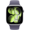 Apple Watch Series 11 46mm Silver Aluminium Case GPS Sport Band - Purple Fog