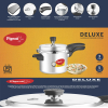 Pigeon Pressure Cooker 3l Deluxe Outer Lid Aluminium Sap 102 - Ergonomic Sturdy Handle Thermal Efficiency Special Alloy Safety Plug