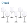 Ocean Wine Glass 6pc Lexington Red Wine 455ml Fine Rim Stemware 1019R16