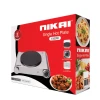 Nikai Hot Plate 188MM Single Steel Body 1500W NKTOE4N2 Overheat Protection System Power Indicator Light Adjustable Thermostat Control