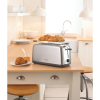 Kenwood Toaster 4 Slice Browning Control Long Slots 1500w Ttm470 - Defrost Function 2 Long Slots Warming Rack 6 Browning Levels With Cord Storage