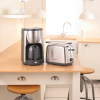 Kenwood Toaster 4 Slice Browning Control Long Slots 1500w Ttm470 - Defrost Function 2 Long Slots Warming Rack 6 Browning Levels With Cord Storage
