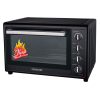 Nikai Oven Electric 100l with Rosting Function 4 Knobs Control 2200w NT1008RCAX 90 Mins Timer Double Glass Panel Stainless Steel Heating Elements With Thermostat