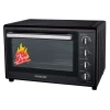 Nikai Oven Electric 100l with Rosting Function 4 Knobs Control 2200w NT1008RCAX 90 Mins Timer Double Glass Panel Stainless Steel Heating Elements With Thermostat