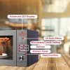 Nikai Microwave 25l Digital 5 Power Levels with Grill Function 900W NMO250MDG Defrost Settings Cooking End Signal 10 Auto Menus Mirror Finish Push Button Door