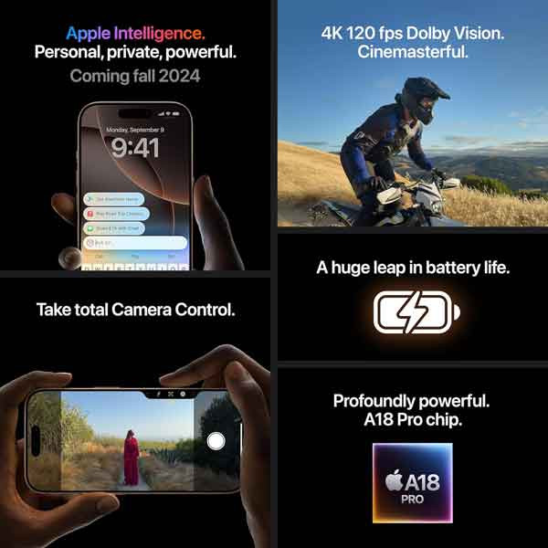 Apple Iphone 16 Pro Max 8/512Gb - Desert Titanium 6 Apple Iphone 16 Pro Max 8/512Gb - Desert Titanium