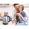 Nikai Jug Kettle 1.7L Steel With Cord Storage 2200W NK420A Automatic Shut Off Boil Dry Protection With Indicator Stainless Steel Body