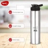 Pigeon Inox Hydra Water Bottle 900ml – Durable Stainless Steel Leak-Proof Bottle for Daily Use SAP 14921-M