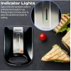Nikai Sandwich Toaster 4 Slice 3 in 1 Waffle Grill and Sanwich 1200w NGT928A1 Non Stick Coating Plates With Light Indicator And Lock