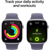 Apple Watch Series 11 46mm Silver Aluminium Case GPS Sport Band - Purple Fog