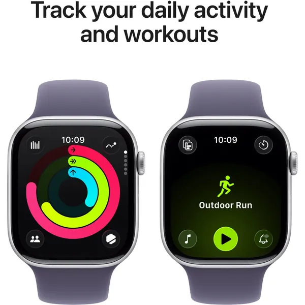 Apple Watch Series 11 46Mm Silver Aluminium Case Gps Sport Band - Purple Fog 4 Apple Watch Series 11 46Mm Silver Aluminium Case Gps Sport Band - Purple Fog