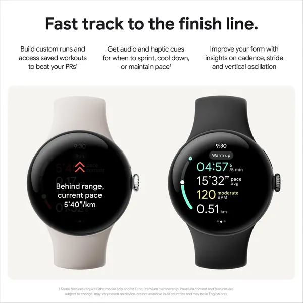 Google Pixel Watch 3 Wi-Fi 41Mm - Silver With Porcelain Active Band 7 Google Pixel Watch 3 Wi-Fi 41Mm - Silver With Porcelain Active Band