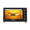 Nikai Oven Electric 100l with Rosting Function 4 Knobs Control 2200w NT1008RCAX 90 Mins Timer Double Glass Panel Stainless Steel Heating Elements With Thermostat