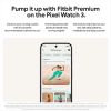 Google Pixel Watch 3 Wi-Fi 41mm - Silver with Porcelain Active Band