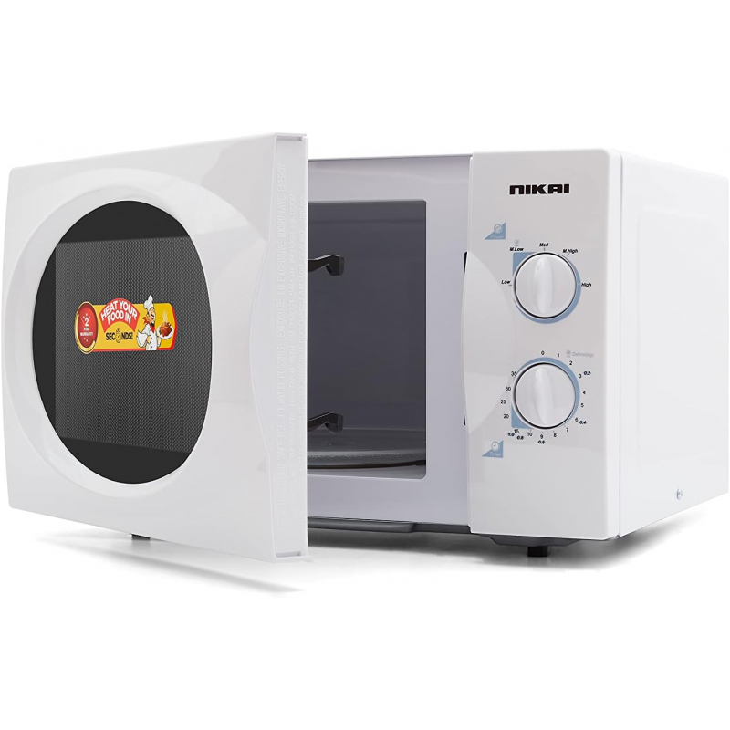 Nikai Microwave 23L Manual 5 Power Levels 800W Nmo2309Mw 35 Mins Timer Defrost Settings Cooking End Signal Pull Handle Door 1 Nikai Microwave 23L Manual 5 Power Levels 800W Nmo2309Mw 35 Mins Timer Defrost Settings Cooking End Signal Pull Handle Door