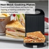 Nikai Sandwich Toaster 4 Slice 3 in 1 Waffle Grill and Sanwich 1200w NGT928A1 Non Stick Coating Plates With Light Indicator And Lock