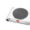 Nikai Hot Plate 188MM Double Steel Body 2500W NKTOE5N2 Overheat Protection System Power Indicator Light Adjustable Thermostat Control