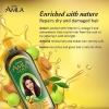Dabur Amla Hair Oil Gold, Hair Serum with Amla Oil, Almond and Henna - Moisturizing Hair and Scalp Oil, Natural Hair Oil Treatment, 200ml - Set of 3 Pcs