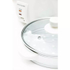 Frigidaire Rice Cooker 1.8L with Steamer 700W Glass Lid, Removable Non-Stick Inner Pot White FD8018S