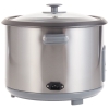 Kenwood Rice Cooker 2.8l Keep Warm Function Teflon Coated Pot 1000w Rcm71.000ss - Glass Lid Non Stick Stainless Steel Removable Cooking With Steam Basket Pot Indicator Lights