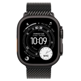 Apple Watch Ultra 3 49mm Black Titanium Case GPS + Cellular Milanese Loop