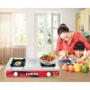 Nikai Gas Cooker 2 Burner Steel NG842 Stainless Steel Auto Ignition System Blue Flame
