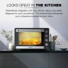 Nikai Oven Electric 75L With Rosting Function 4 Knobs Control 2200W NT75RCZ 120 Mins Timer Convection Function Single Inner Light Glass Panel