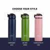 Pigeon Rush Thermos Flask 1000ml Green – Stainless Steel Sipper with Straw, Cleaner & Extra Cap Sap 16262
