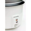 Frigidaire Rice Cooker 1.8L with Steamer 700W Glass Lid, Removable Non-Stick Inner Pot White FD8018S