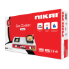 Nikai Gas Cooker 2 Burner Steel NG842 Stainless Steel Auto Ignition System Blue Flame