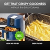 Nikai Airfryer 4l Digital 1250w Naf588d Precision Temperature Control, 7 Preset Cooking Programs, 360-Degree Air Circulation, One-Touch Operation