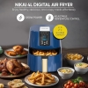 Nikai Airfryer 4l Digital 1250w Naf588d Precision Temperature Control, 7 Preset Cooking Programs, 360-Degree Air Circulation, One-Touch Operation