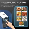 Nikai Airfryer 4l Digital 1250w Naf588d Precision Temperature Control, 7 Preset Cooking Programs, 360-Degree Air Circulation, One-Touch Operation