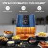 Nikai Airfryer 4l Digital 1250w Naf588d Precision Temperature Control, 7 Preset Cooking Programs, 360-Degree Air Circulation, One-Touch Operation
