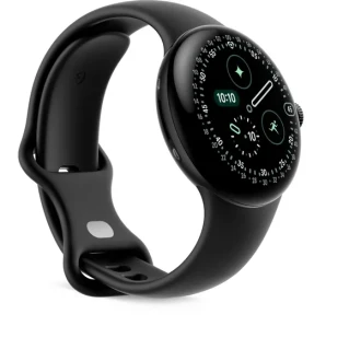 Google Pixel Watch 4 LTE 41mm - Matte Black with Obsidian Active Band