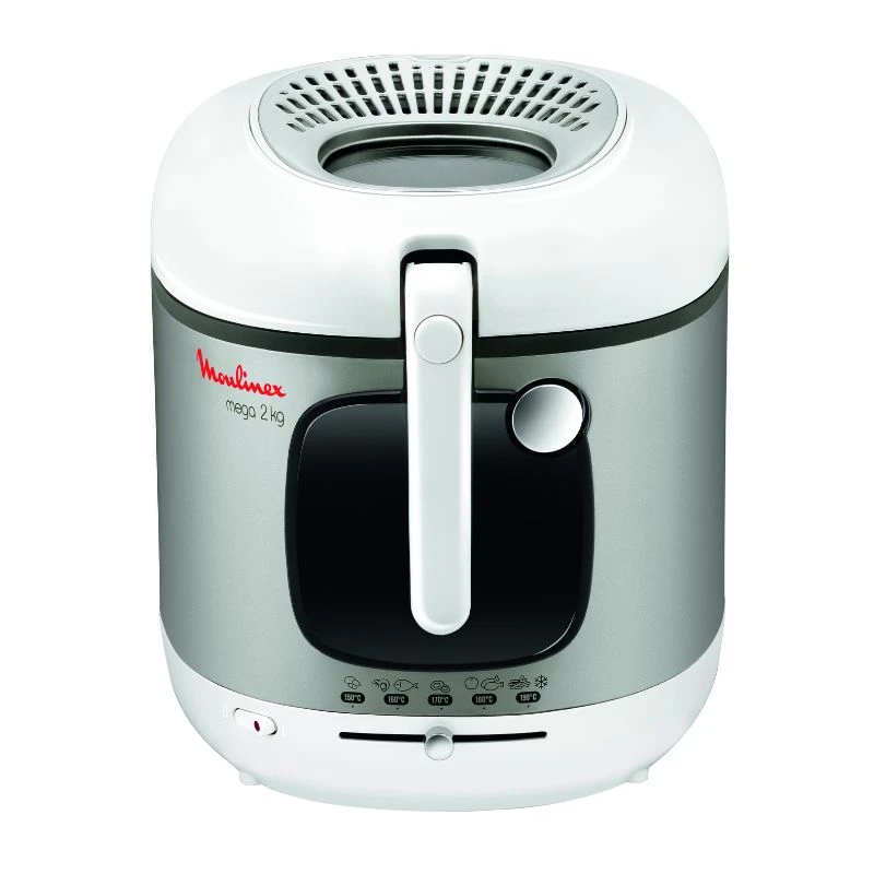 Moulinex Electric Deep Fryer 2Kg - Grey Am480027 1 Moulinex Electric Deep Fryer 2Kg - Grey Am480027