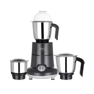 Pigeon Blender 1.5L Big Jar 1L Medium Jar 0.4L Chutney Jar Mixer Grinder Especial 3 Steel Jars 750w Sap 14075 Stainless Steel Blades For Tough Grinding Heavy Duty Motor Unbreakable Polycarbonate Lid For Convenient Grinding