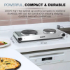 Nikai Hot Plate 188MM Double Steel Body 2500W NKTOE5N2 Overheat Protection System Power Indicator Light Adjustable Thermostat Control