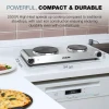 Nikai Hot Plate 188MM Double Steel Body 2500W NKTOE5N2 Overheat Protection System Power Indicator Light Adjustable Thermostat Control