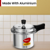 Pigeon Pressure Cooker 7.5l Deluxe Outer Lid Aluminium Sap 104 - Ergonomic Sturdy Handle Thermal Efficiency Special Alloy Safety Plug